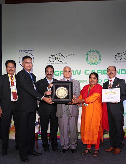 JSW - Winner of Grow Care India CSR Award 2018