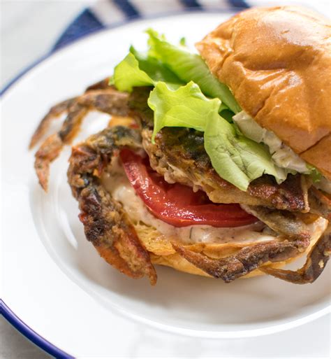 Soft Shell Crab Sandwich | Carolyn's Cooking