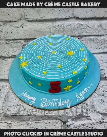 Space Theme Cakes | Kids Cake Designs Noida & Gurgaon - Creme Castle