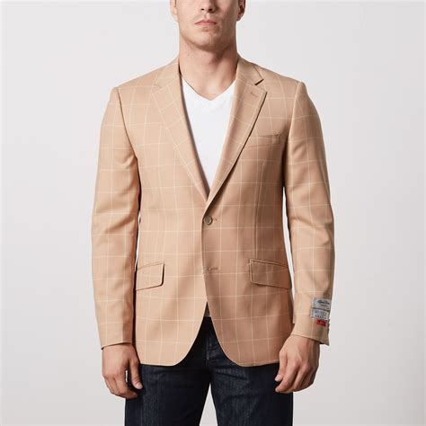 Slim Fit Sport Jacket // Tan II | Sports jacket, Mens fashion casual ...