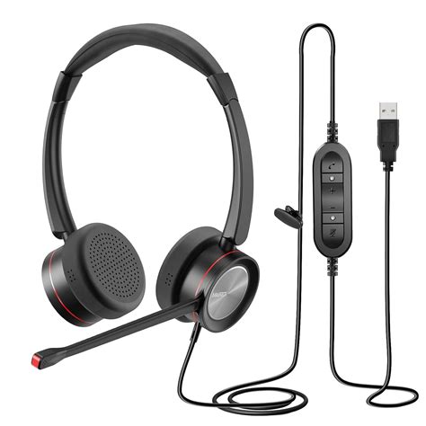 Amazon.in: Buy USB Headset with Noise Cancelling Microphone Computer ...