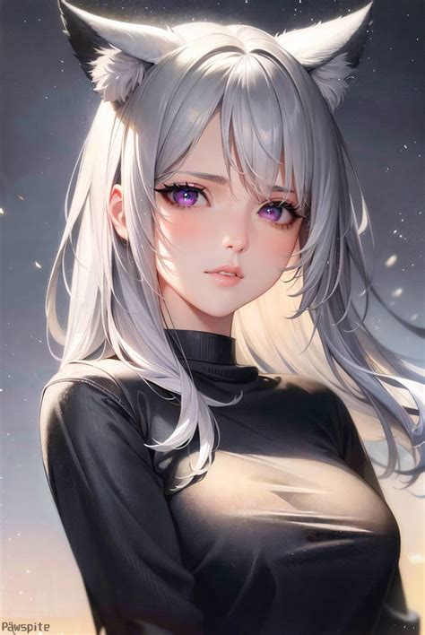 Catgirl Portrait by Pawspite on DeviantArt