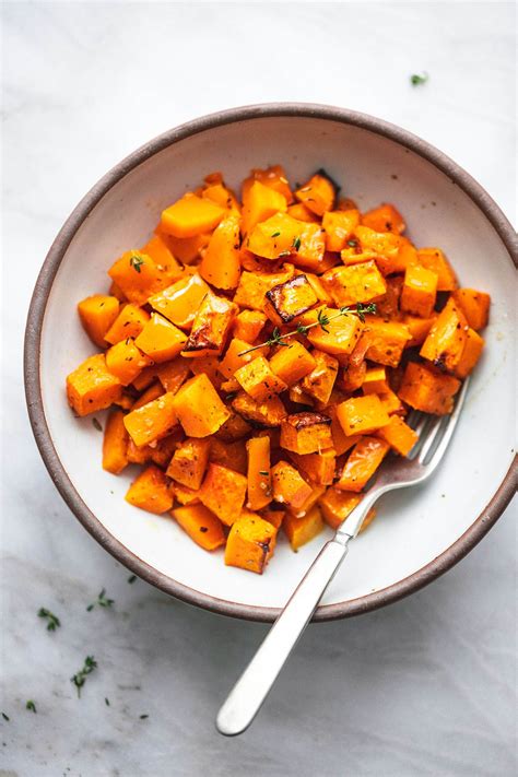 Easy healthy oven Roasted Butternut Squash recipe | lecremedelacrumb ...