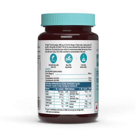 Buy HEALTHKART HK VITALS FISH OIL CAPSULE|MEN & WOMEN|1000MG OMEGA 3 ...