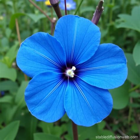 Blue Flower | Stable Diffusion Online