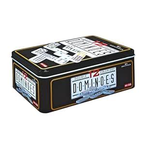 Tradeopia Premium Double 12 Dominoes Set in Durable Tin - Classic ...