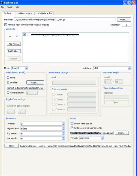 Image result for Hashcat Windows 1.0 GUI