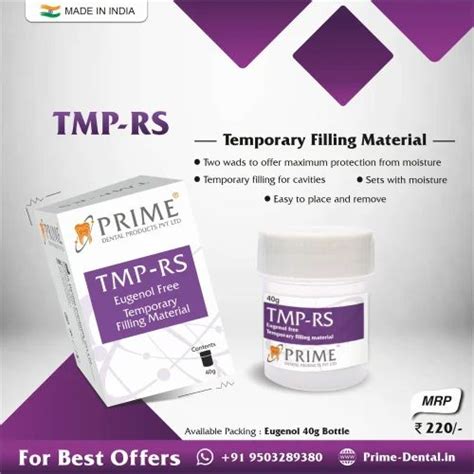 Conservative Products - TMP RS Temporary Filling Material - Prime ...