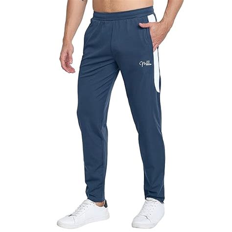 MKKO Men Premium Slim Fit Trackpant Athletic Jogger with Side Panel ...