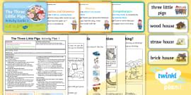 The Three Little Pigs eBook (teacher made) - Twinkl