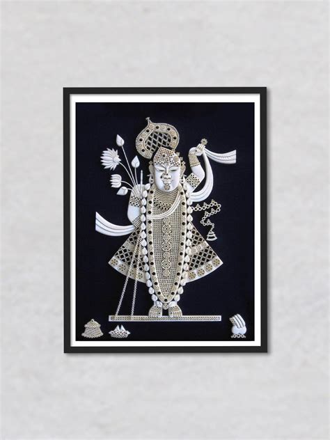 Lord Shrinathji | Sea foam Art of India | Living Arts & Culture