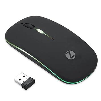 Amazon.in: Buy Zoook Blade Wireless Mouse -Rechargeable 7 Colour mice ...