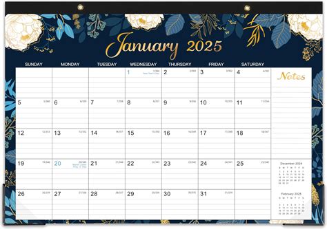 Amazon.com : 2025 Desk Calendar - Jan 2025 - Dec 2025, 12 Months Large ...