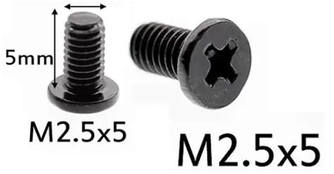 Laptop M2.5x4 Width 2.5MM Height 4MM Screw - 100 Pieces