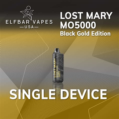 Lost Mary MO5000 Black & Gold Edition | Elf Bar Vapes USA