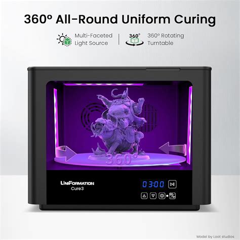 Uniformation Cure3 Curing Device 405nm UV Hardening Device with India ...