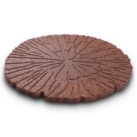 Sharpex Stepping Stones for Garden Cracked Log Brown Design Decorative ...