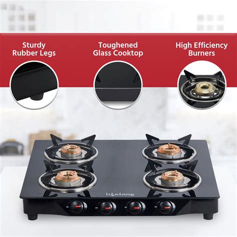 Lifelong LLGS27 4-Burner Gas Stove – Lifelong Online