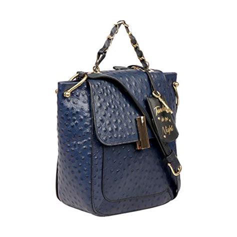 Hidesign Women's Satchel (Blue) : Amazon.in: Shoes & Handbags
