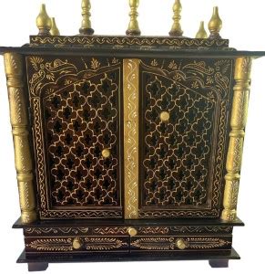 CRAFTSFORT Solid Wood Home Temple Price in India - Buy CRAFTSFORT Solid ...