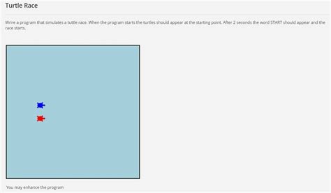 How to Make a Turtle Race in Python 的图像结果