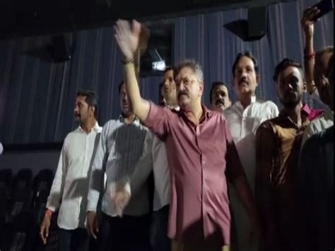 NCP leader Jitendra Awadh, supporters block screening of Marathi film ...