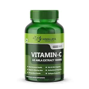 Himalaya Herbal Veda Vitamin C with Amla Extract 1000mg | Immunity ...