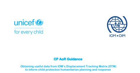 CP AoR Guidance. Obtaining Useful Data From IOM's Displacement Tracking ...