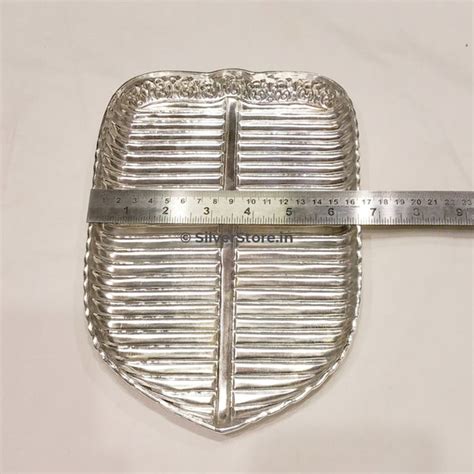 Silver plate - Banana leaf pattern - 925 Silver – SilverStore.in