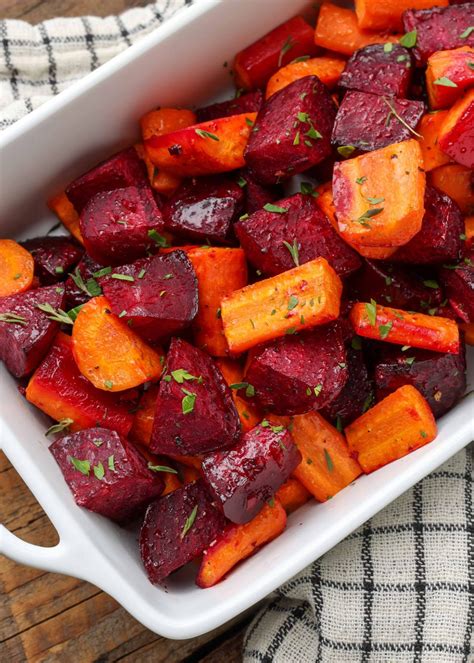 Roasted Carrots and Beets - Vegetable Recipes