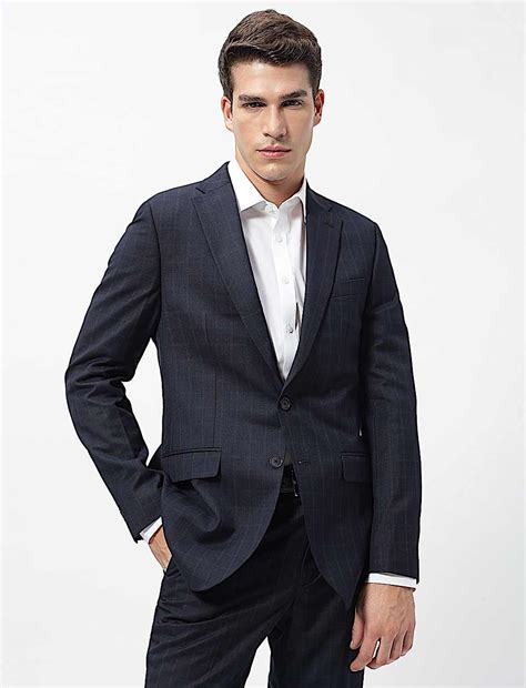 Buy Checked Slim Fit Single-Breasted Blazer at Marks & Spencer