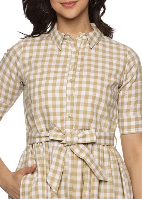 Cotton Shirt Dress Combo Twinning Couple Matching Outfit