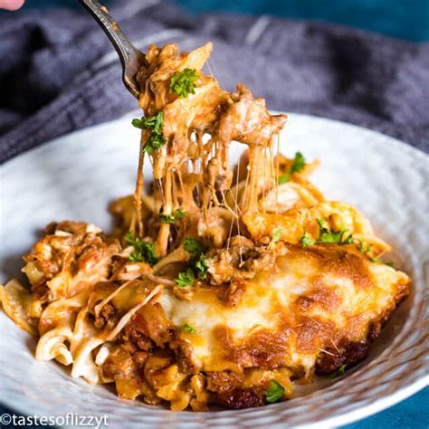 Lasagna Noodle Casserole {Dinner Recipe with Beef, Cheese  