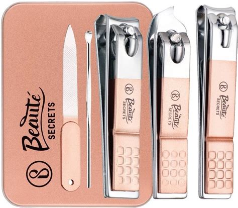Beaute Secrets Nail Cutter Set, Manicure Pedicure kit, Nail Filer and ...