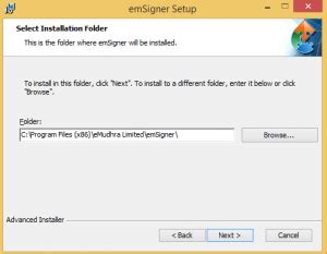 Registration process to Register DSC on MCA using emSigner