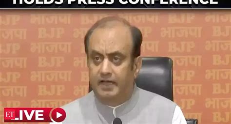 BJP National Spokesperson Sudhanshu Trivedi Addresses press conference ...