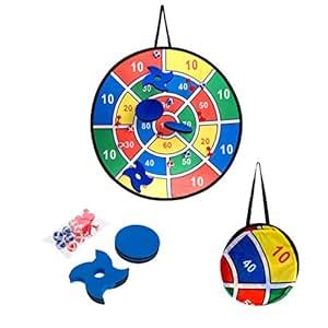 Legendog Kids Dart Board Set Outdoor Play Foldable Interactive Hook and ...