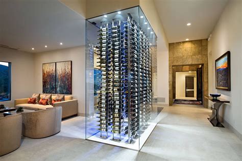 modern wine cellar | Wine cellar design, Contemporary wine cellar ...