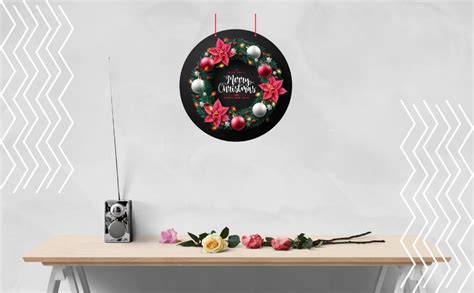 Buy Webelkart® Premium Merry Christmas and Happy New Year Printed Wall ...