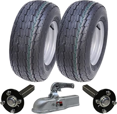 Pneumatici Per Rimorchio 20,5x8,00-10 4 Strati Strada Legale 77M 412 Kg Carico 2 - Foto 11