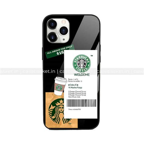 Starbucks Coffee Time Glass Phone Cover – Casebasket