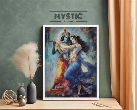 Buy Radha Krishna, Hare Krishna, Digital Download, Hindu Wall Art ...