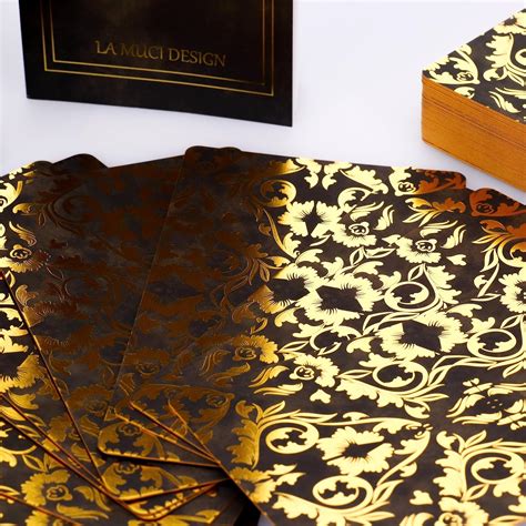La Muci Baroque Gold Foil Tarot Deck with Guide Book India | Ubuy