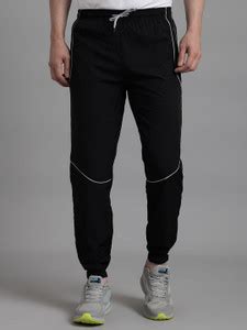 HRX by Hrithik Roshan Solid Men Black Track Pants - Buy HRX by Hrithik ...