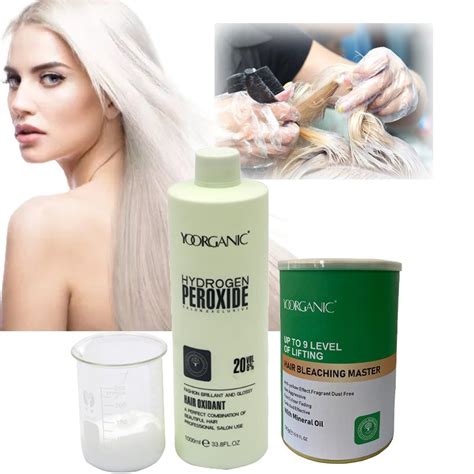 Hair Oxidant Color Dye Peroxide Cream No Ammonia Professional Organic ...