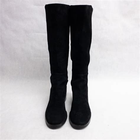 Stuart Weitzman Black Suede Boots
