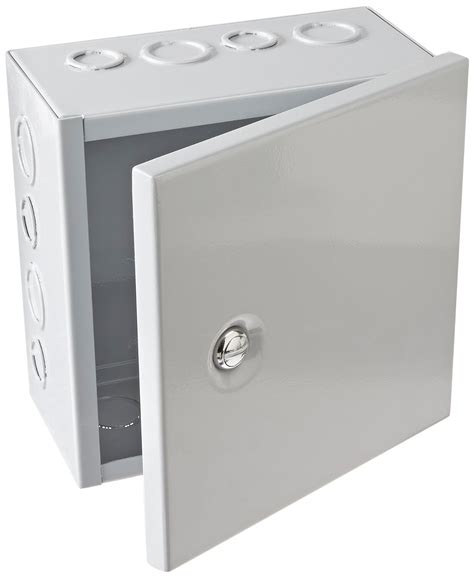 BUD Industries JBH-4957-KO Steel NEMA 1 Sheet Metal Box with Knockout ...