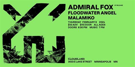 Admiral Fox, Floodwater Angel, Malamiko, 3533 East Lake Street ...