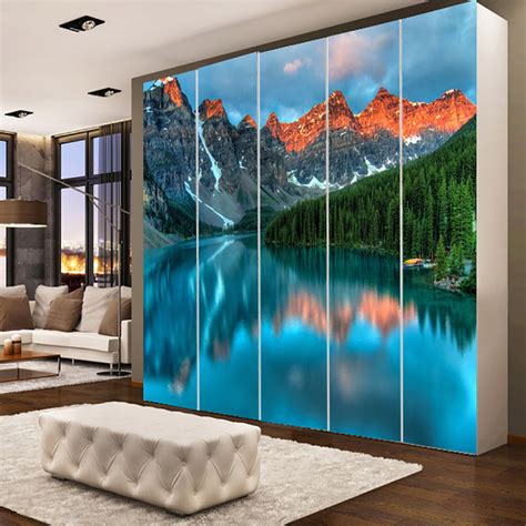 Wardrobe Moraine Lake Sticker – Myindianthings