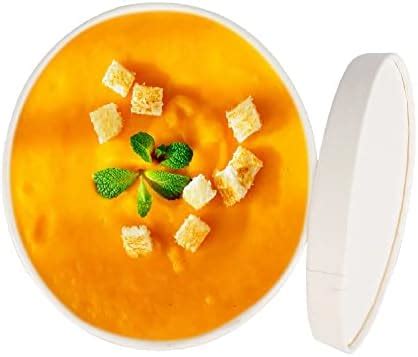 Buy e kysa basics Disposable Hard Paper Food Container Bowl With Lid ...